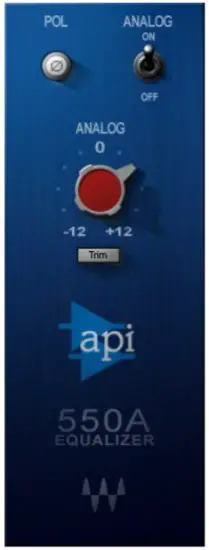 WAVES API 550 3 Band EQ Native - Output Section
