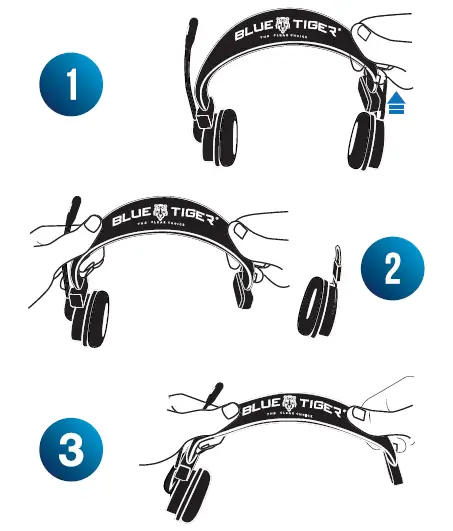 BLUE TIGER Elite Plus 2 Single and Dual Ear Wireless Headset fig 1