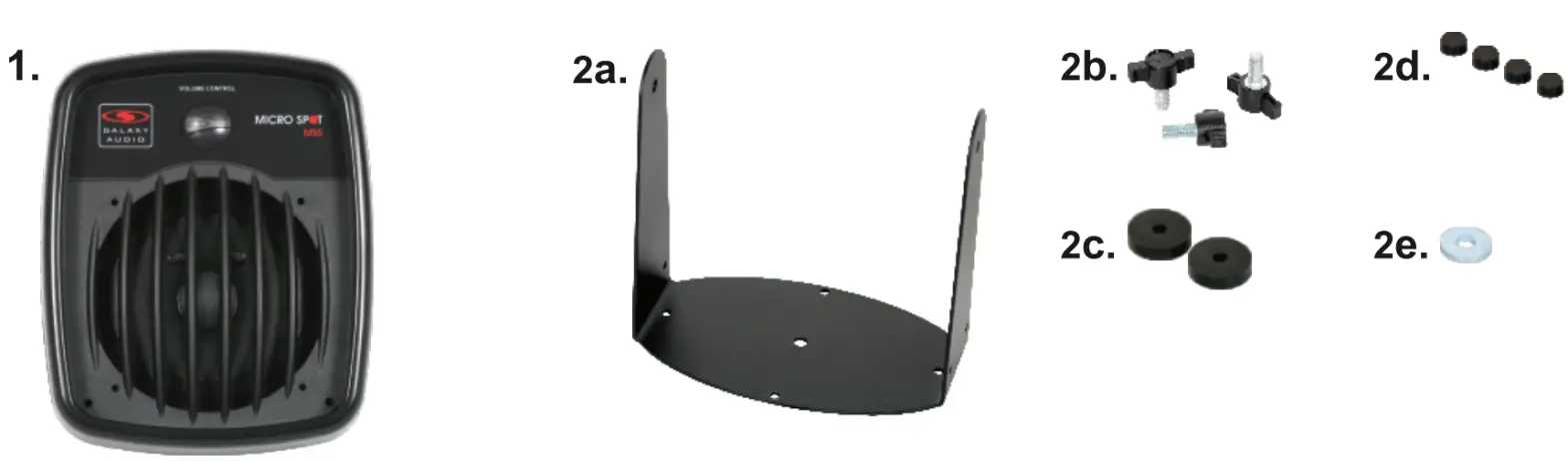 GALAXY AUDIO MS5 Micro Spot Portable Passive Personal Monitor