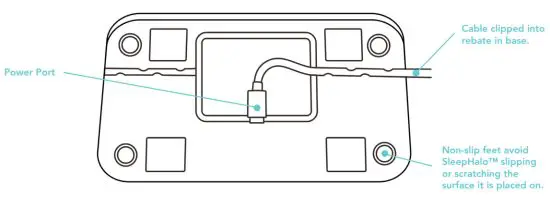 ANGEL ELECTRONICS 2AZCXSLEEPHALO Sleephalo Wireless Phone Charger - Connecting