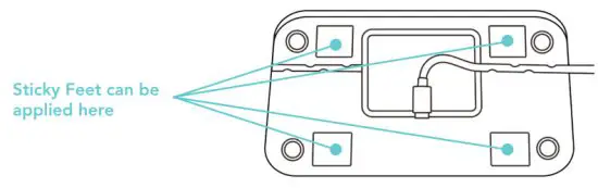 ANGEL ELECTRONICS 2AZCXSLEEPHALO Sleephalo Wireless Phone Charger - bedside table 1