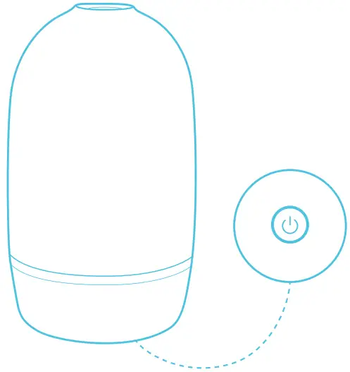 ellia ARM 710BLA WW Rise Ultrasonic Oil Diffuser - Power