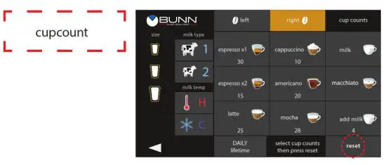 OttLite R34009 Rechargeable Desk Lamp with Lighted - MENU OPTIONSo