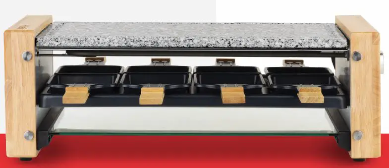 H Koenig wod12 Wooden Raclette Grill PRO
