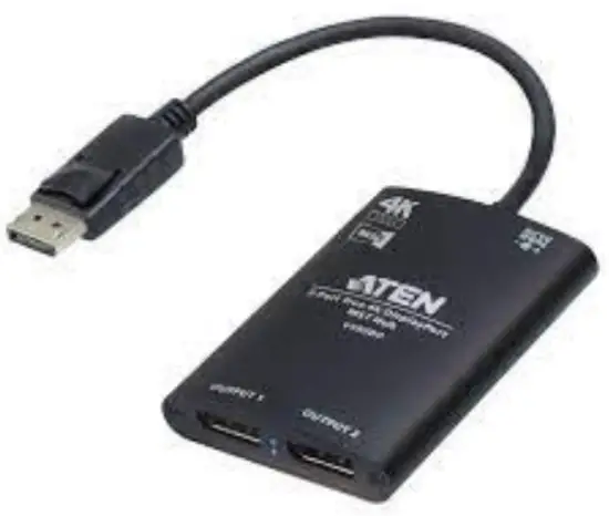 ATEN VS92DP VanCryst 2-Port True 4K DisplayPort MST Hub