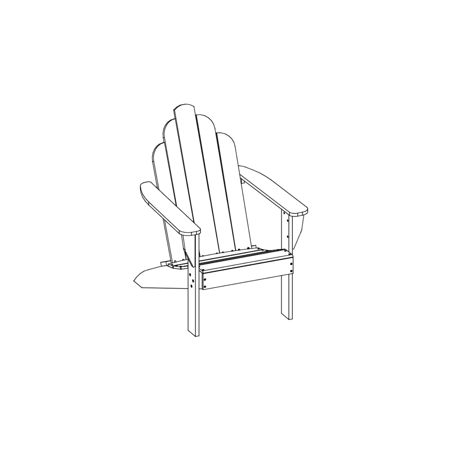 Cambridge Teak Adirondack Chair Instructions