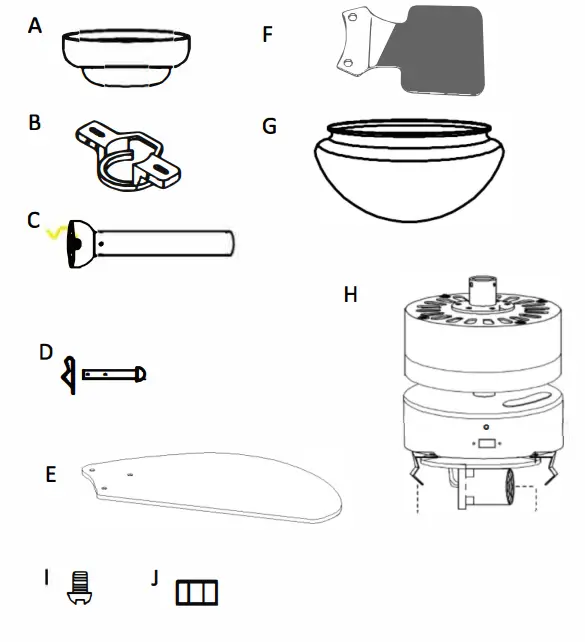 MINIMUS WGS 386EL Smart Ceiling Fan-fig1