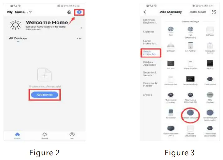 HENRAC TECH HKS 886 Intelligent Sweeping Robot Vacuum Cleaner - fig