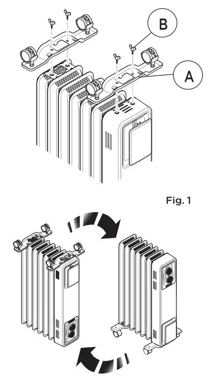 Dimplex Oil Free Column Heaters - Fig. 1
