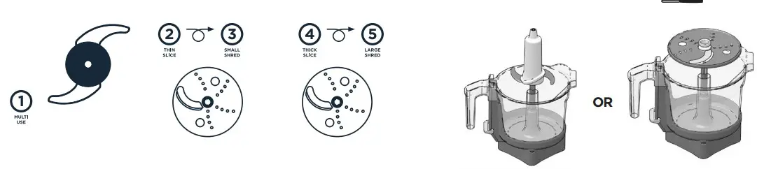 Vitamix 12-Cup Food Processor Attachment To Slice or Shred