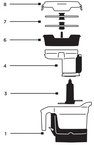 Vitamix 12-Cup Food Processor Storage