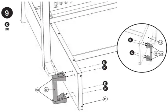 MASTERBUILT MB20042219 Extra Large Charcoal Grill - Hardware 1