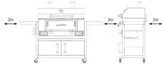 MASTERBUILT MB20042219 Extra Large Charcoal Grill - Maintain