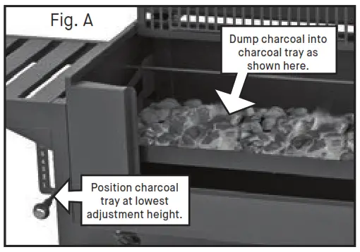 MASTERBUILT MB20042219 Extra Large Charcoal Grill -door