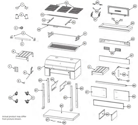 MASTERBUILT MB20042219 Extra Large Charcoal Grill - fig 2