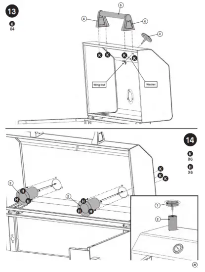 MASTERBUILT MB20042219 Extra Large Charcoal Grill - fig 5