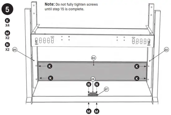 MASTERBUILT MB20042219 Extra Large Charcoal Grill - screws 1
