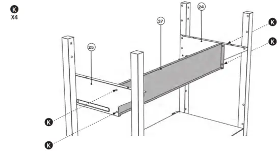MASTERBUILT MB20042219 Extra Large Charcoal Grill - tighten screws
