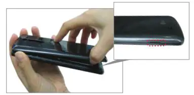 LG G Vista Phone - Remove the Back Cover