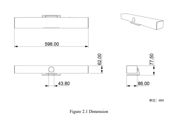 infobit iCam VB30 USB All-in-One Conference Camera Video Bar FIG 2