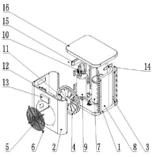 w eau WMP-003 Mini Power Heat Pump - . diagram