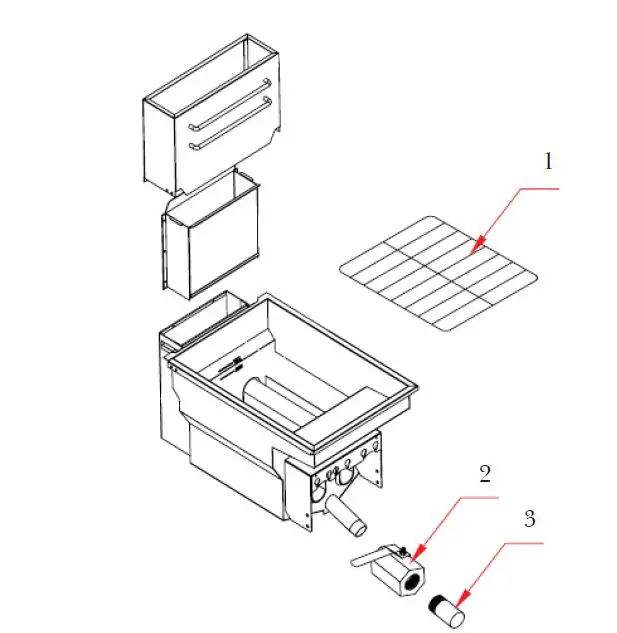 MAINSTREET EQUIPMENT 541FF40N Natural Gas 40 lb. Stainless Steel Floor Fryer 13