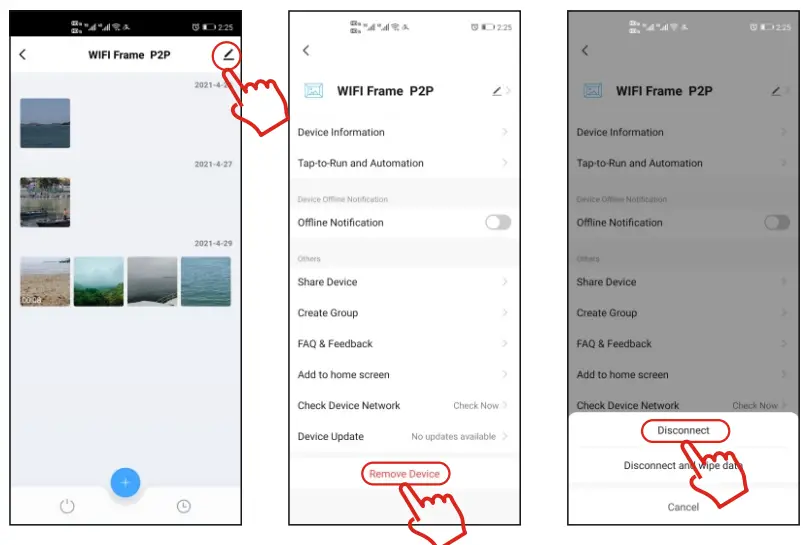 eco4life CPF826 Cloud WiFi Digital Photo Frame - app11