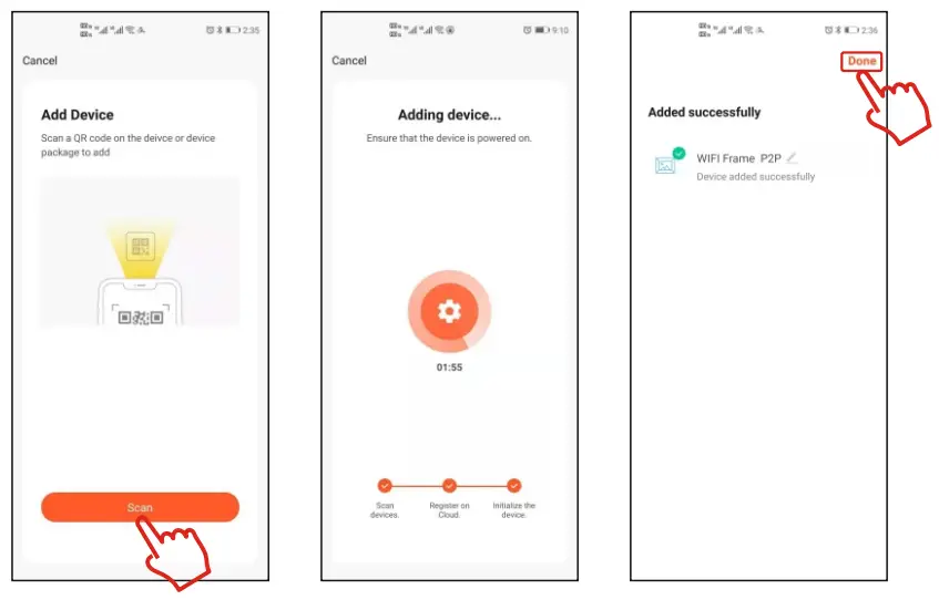 eco4life CPF826 Cloud WiFi Digital Photo Frame - app3