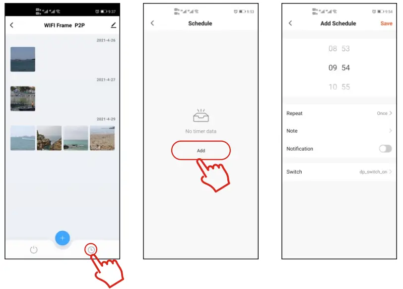 eco4life CPF826 Cloud WiFi Digital Photo Frame - app6