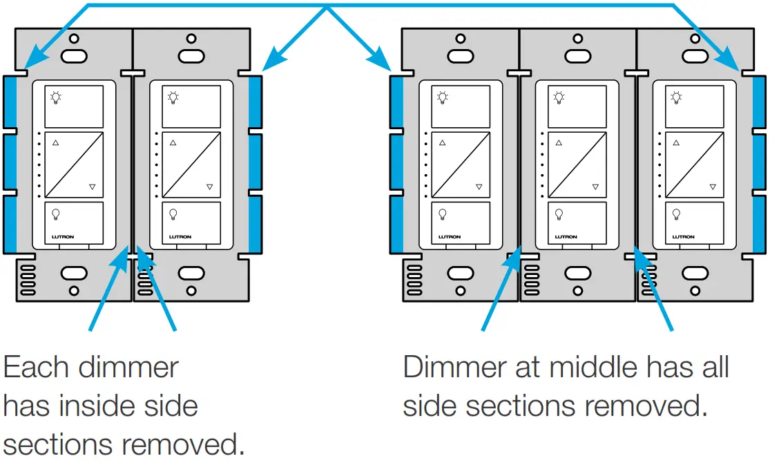 LUTRON P PKG 1W WH Caseta Wireless In Wall Dimmer - Fig 11