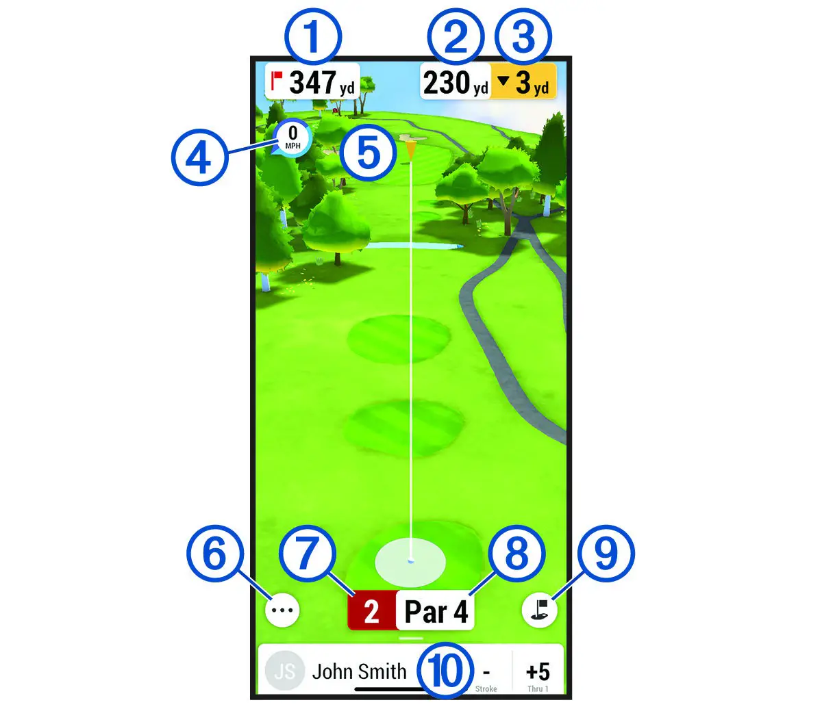 GARMIN APPROACH R10 Portable Golf Launch Monitor Home tee Hero Mode 1