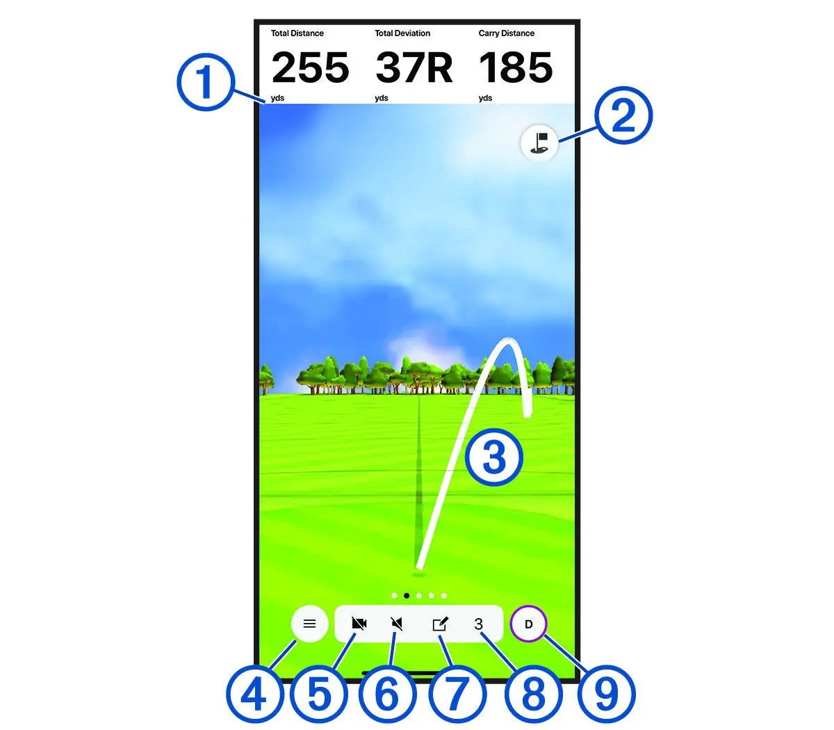 GARMIN APPROACH R10 Portable Golf Launch Monitor Home tee Hero Mode 2