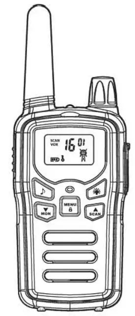 WELVAN T8B Two Way Walkie Talkies for Kids