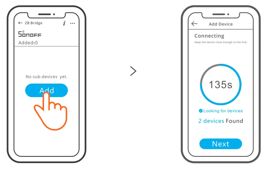 SONOFF ZB Bridge-P Zigbee Bridge parring 2