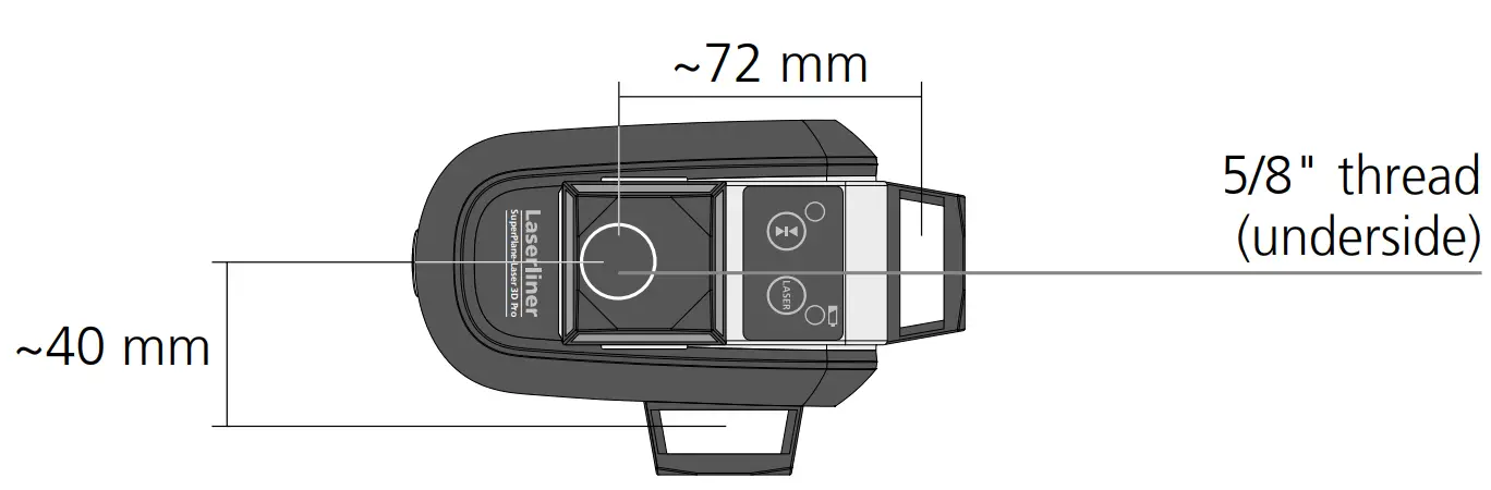 Laserliner 036 31 CenterBase 2 Adjustable Base - line laser