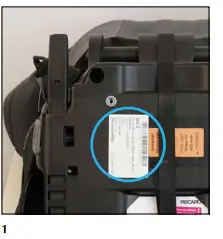 40006 RECARO Monza Nova 2 Reha Disabled Children Seat FIG 1