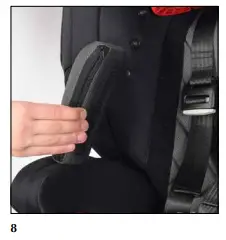 40006 RECARO Monza Nova 2 Reha Disabled Children Seat FIG 8