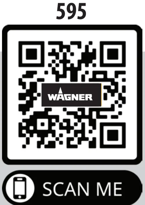 WAGNER FLEXiO 590 Handheld HVLP Paint Sprayer - qr coad 1