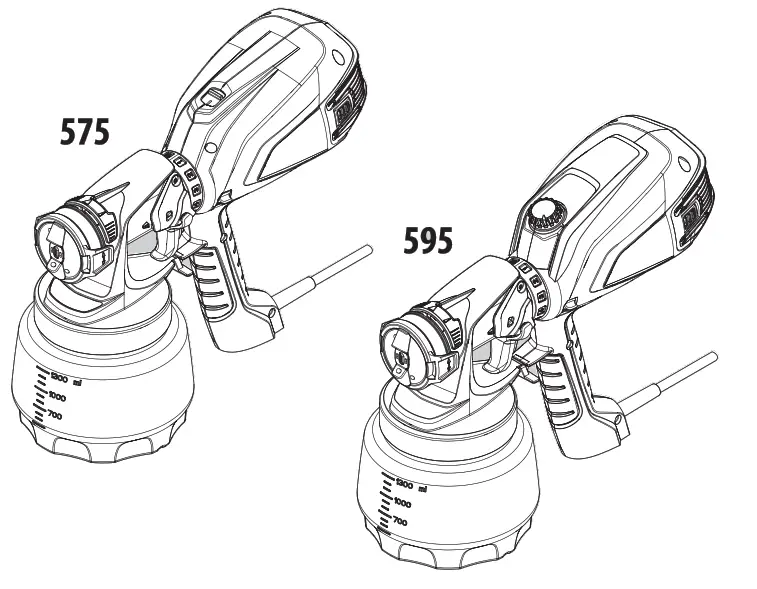 WAGNER FLEXiO 590 Handheld HVLP Paint Sprayer
