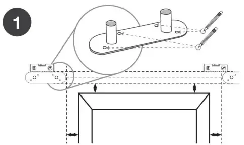 EXCLUSIVE HOME ER1028 01 Double Curtain Rod Kit in Matte Silver - fig 1