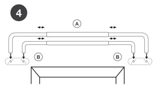 EXCLUSIVE HOME ER1028 01 Double Curtain Rod Kit in Matte Silver - fig 4
