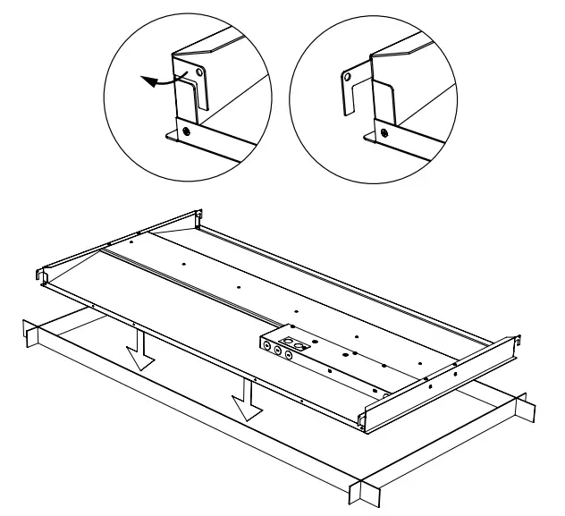 superbrightleds TLFD SW Series Selectable CCT and Wattage LED Troffer Light - Wiring Diagram 3