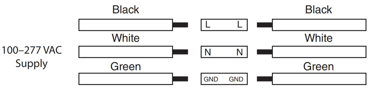 superbrightleds TLFD SW Series Selectable CCT and Wattage LED Troffer Light - Wiring Diagram