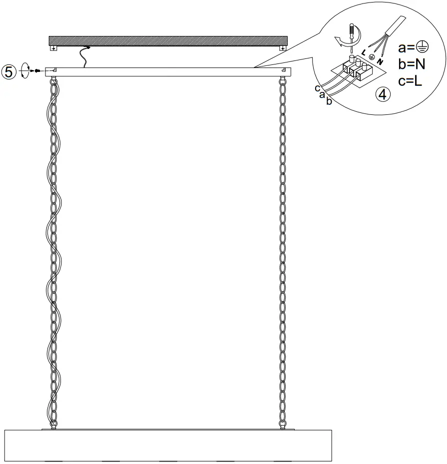LeuchtenDireckt 15508-18 VANESSA Pendant Light B4
