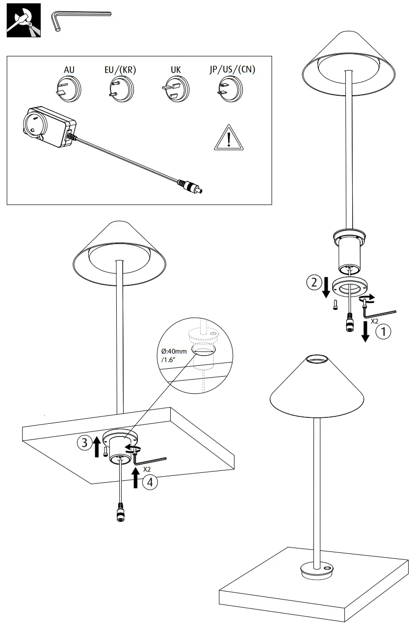 louis poulsen 5703411189009 3000K Keglen 175 Table Lamp Pin - fig5