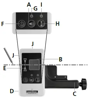 Laserliner 033 40 RangeXtender 40 Red Laser Receiver-1