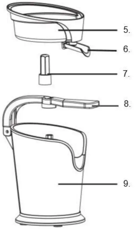 gorenje CJ100HE Citrus Juicer - General Describtion 2