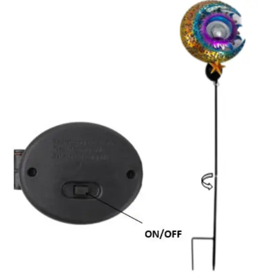 GAINSBOROUGH K331 Solar Moon Stake 1