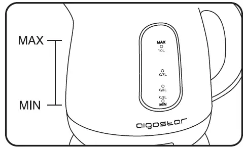 AIGOSTAR 300104LDR Mini Electric Kettle 02
