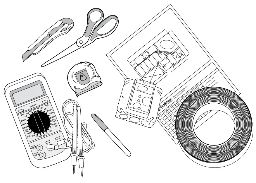 WarmlyYours Environ Flex Roll System Engineered Wood Floor Coverings - Electric Installation